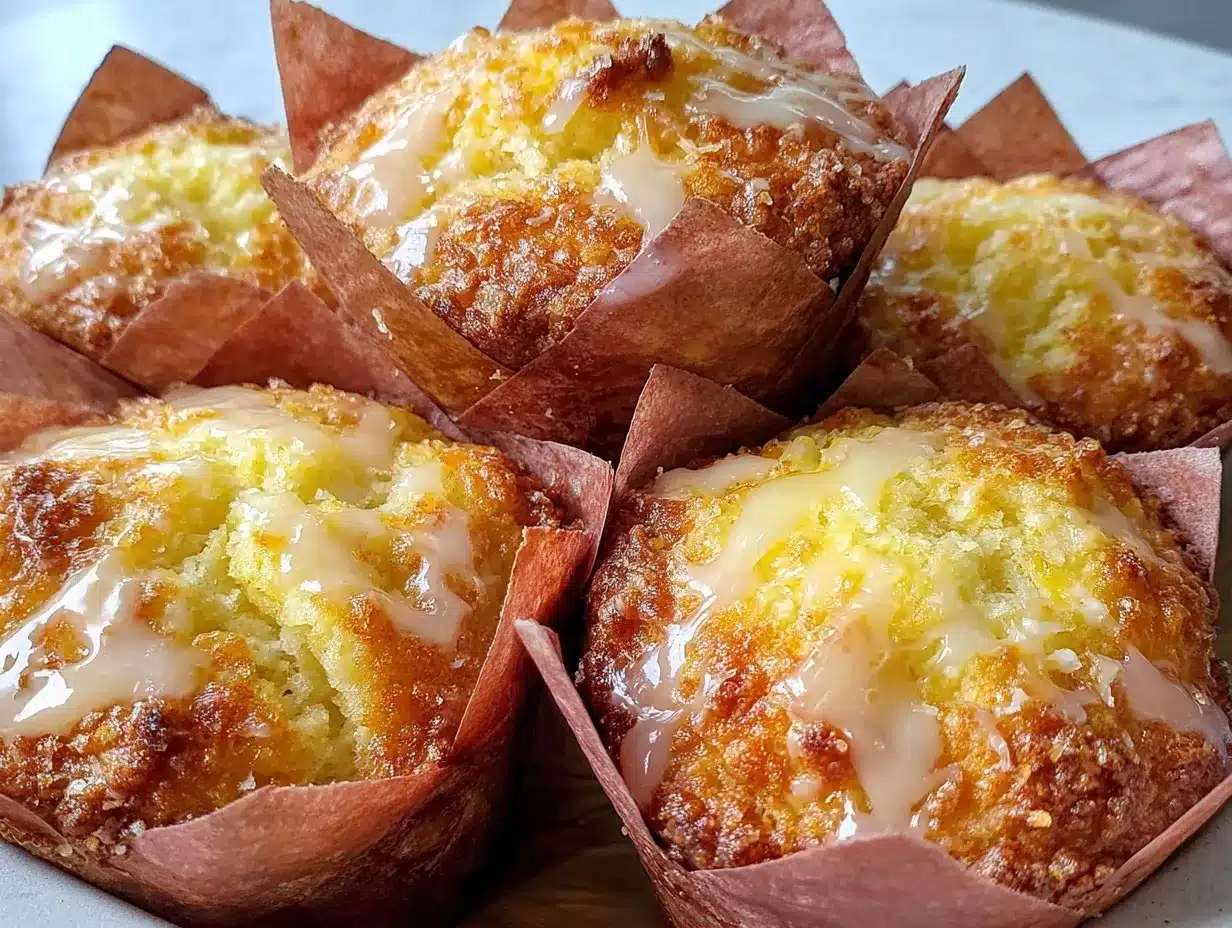 fluffy orange muffin preparation steps