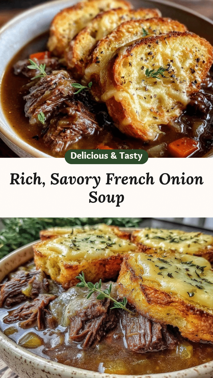 French Onion Short Rib Soup recipe
