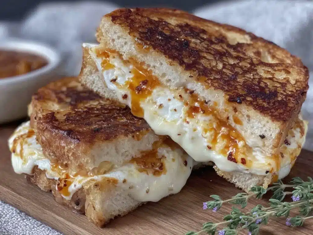 fried egg grilled cheese - featured image