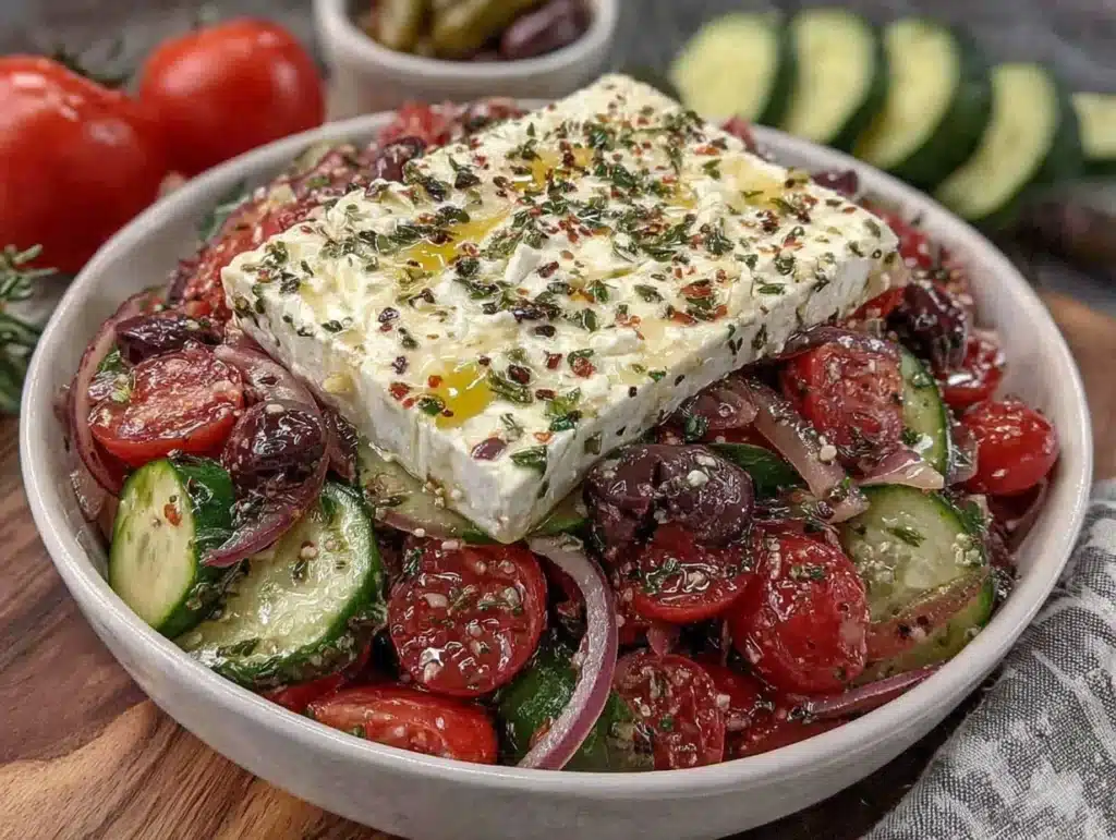 Greek salad recipe - featured image