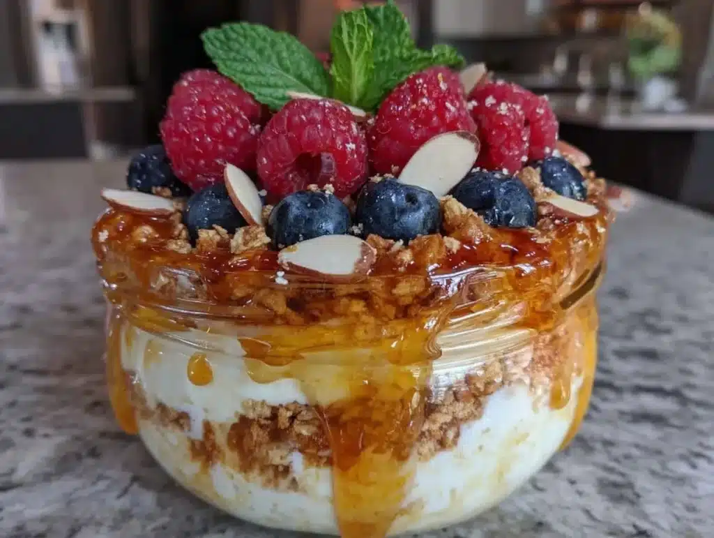 Greek yogurt parfait - featured image