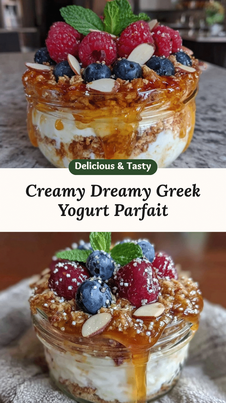 Greek yogurt parfait recipe