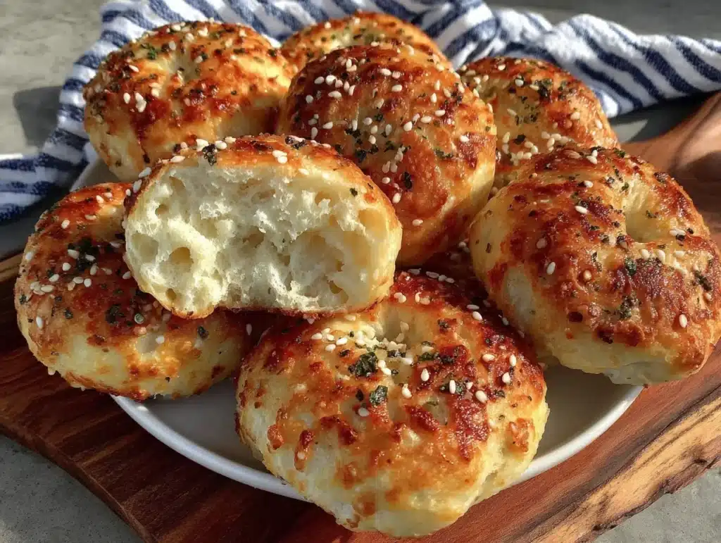 high protein bagels - featured image