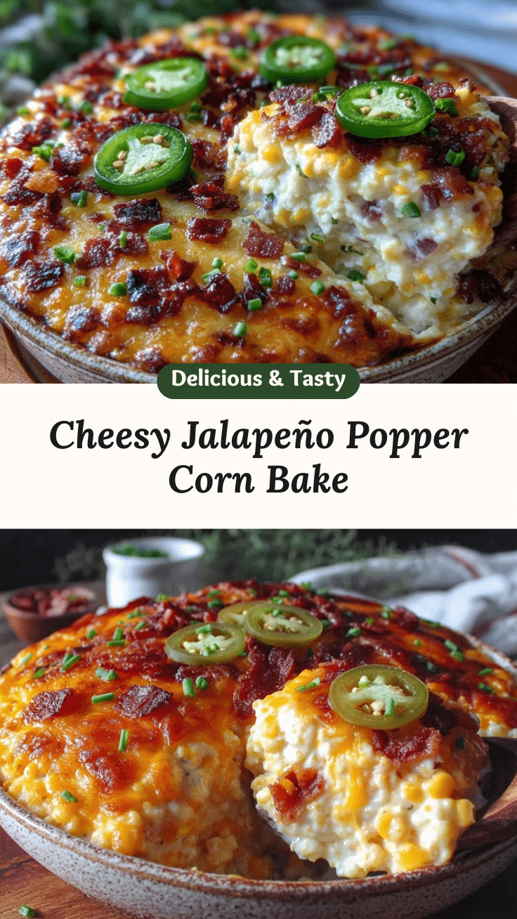 jalapeño popper creamed corn bake recipe
