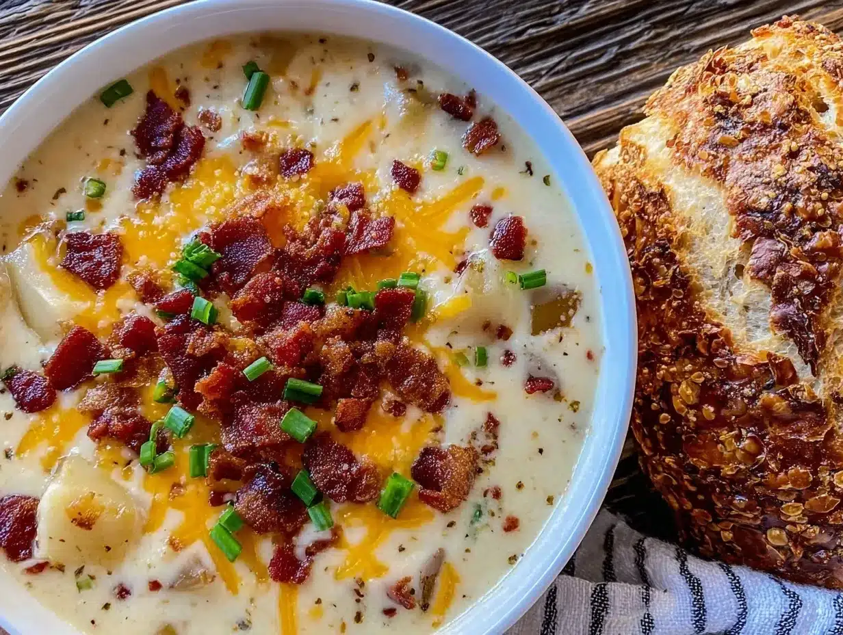 loaded baked potato soup preparation steps
