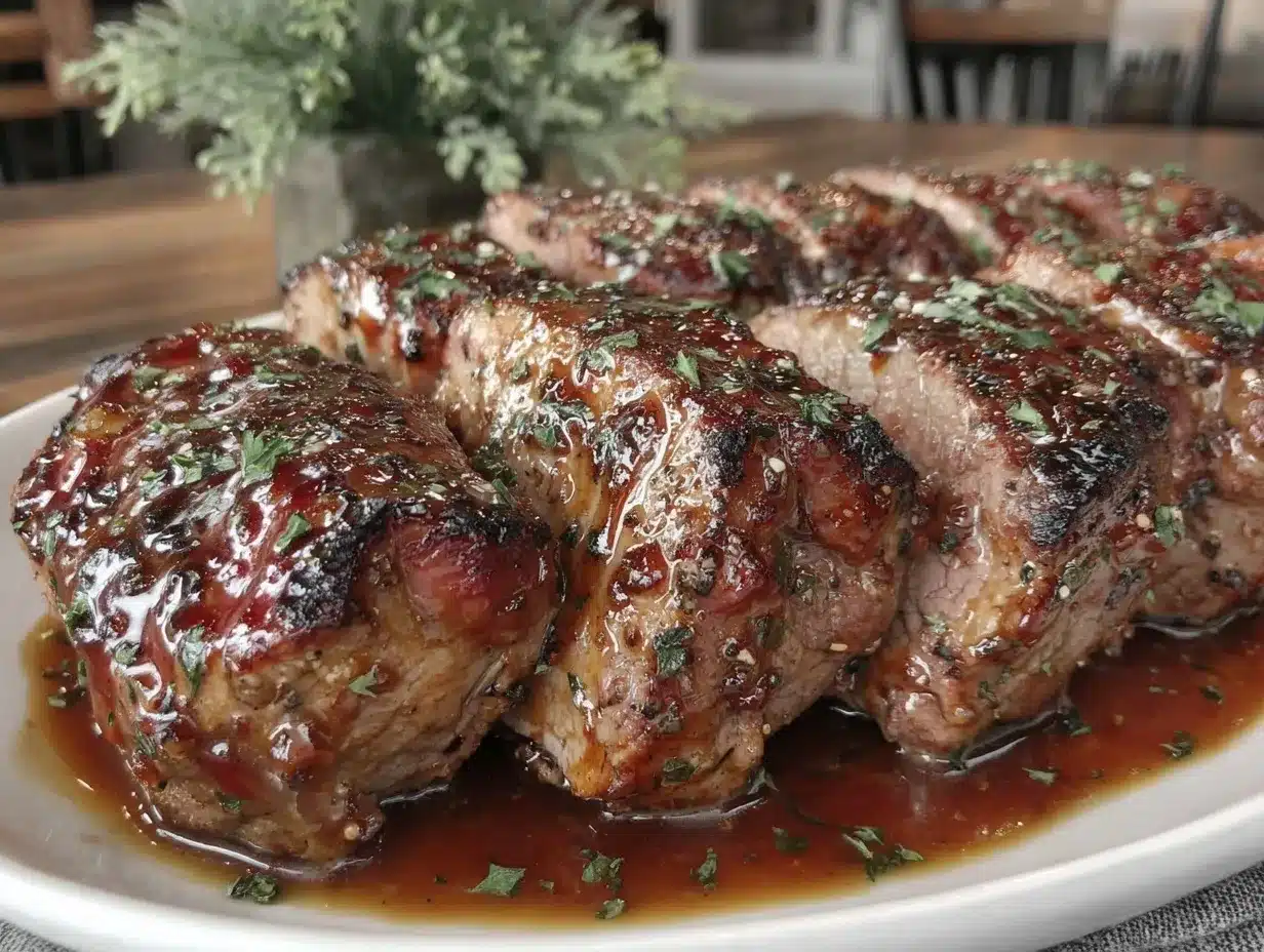 maple Dijon pork tenderloin preparation steps