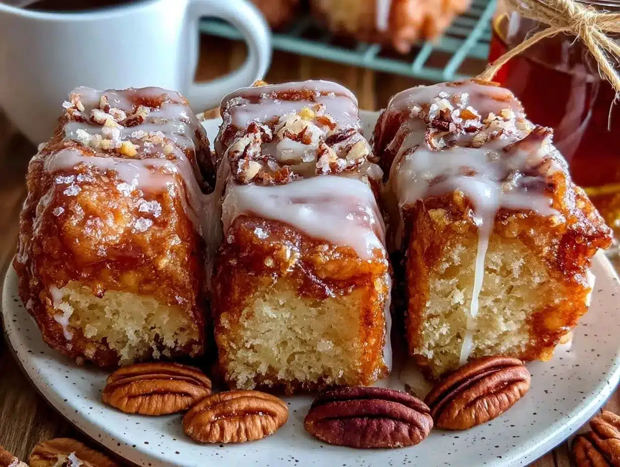 Maple Donut Bars preparation steps