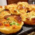 mini chicken pot pies - featured image