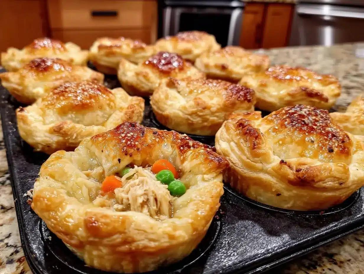 mini chicken pot pies preparation steps