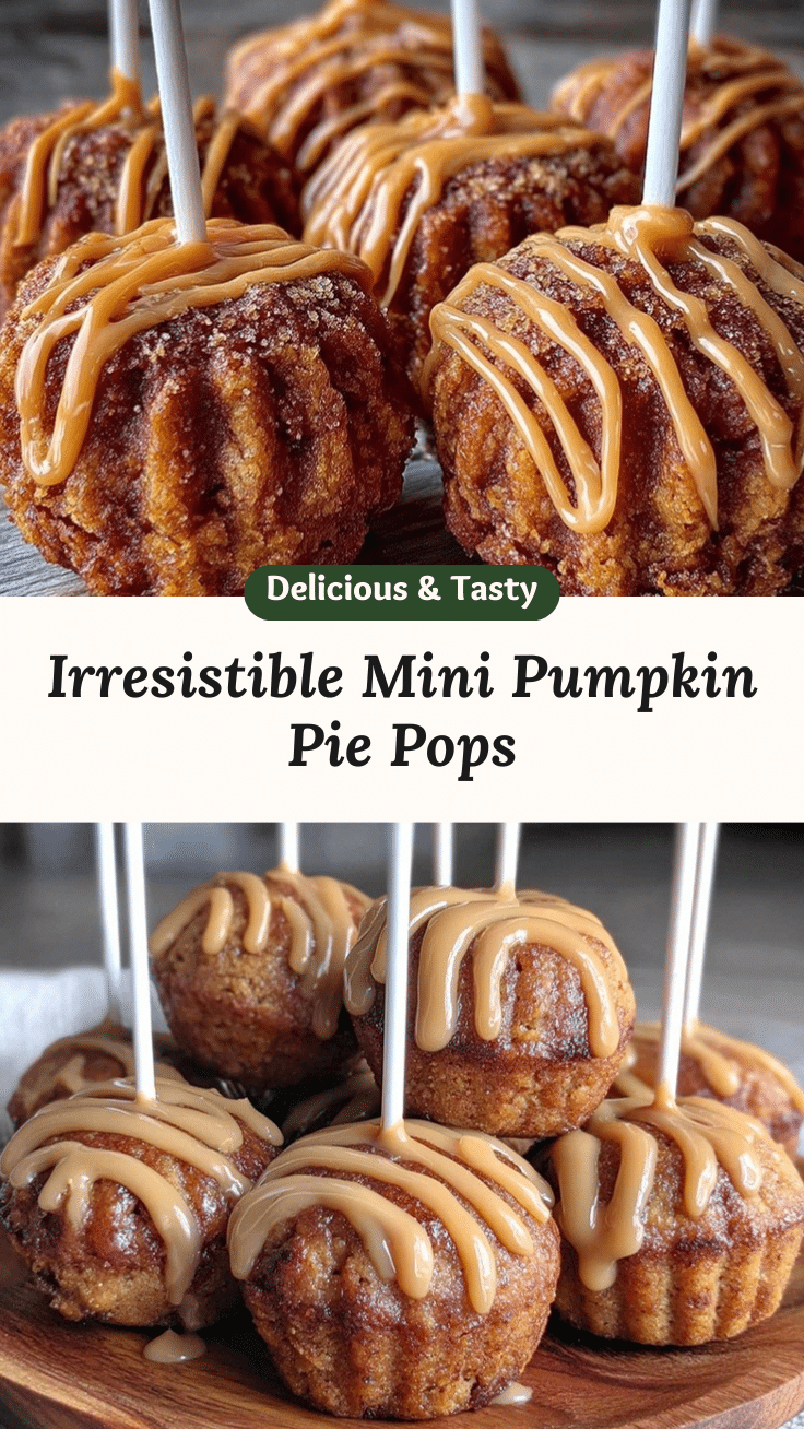 mini pumpkin pie pops recipe