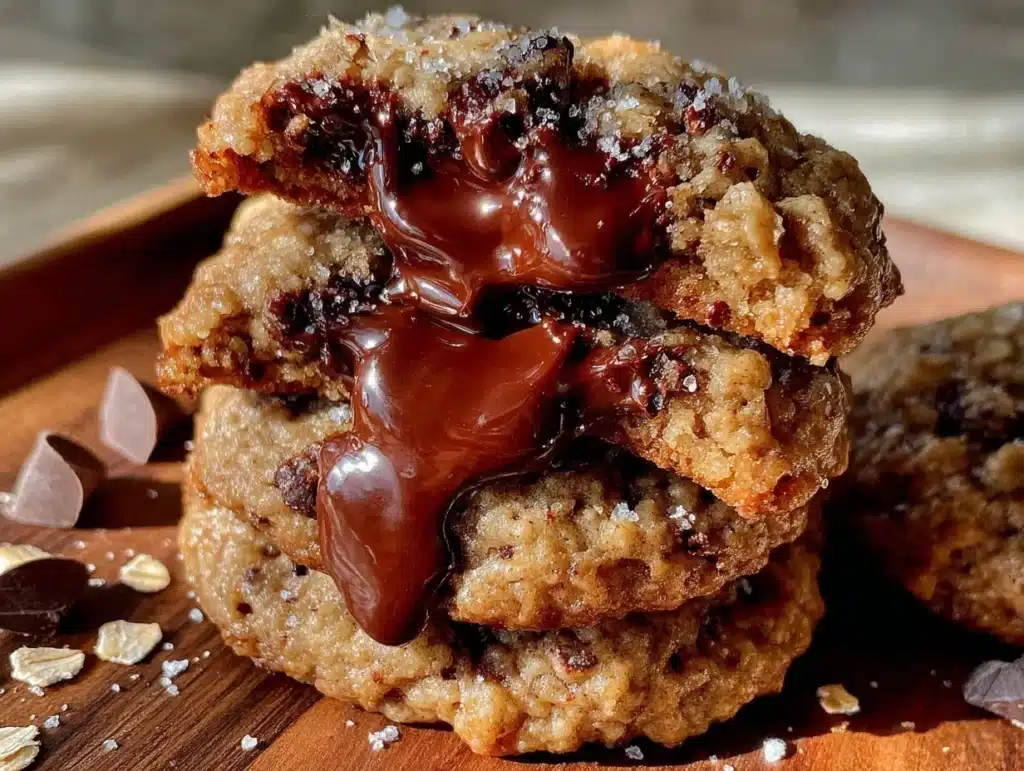 oatmeal dark chocolate cookies - featured image