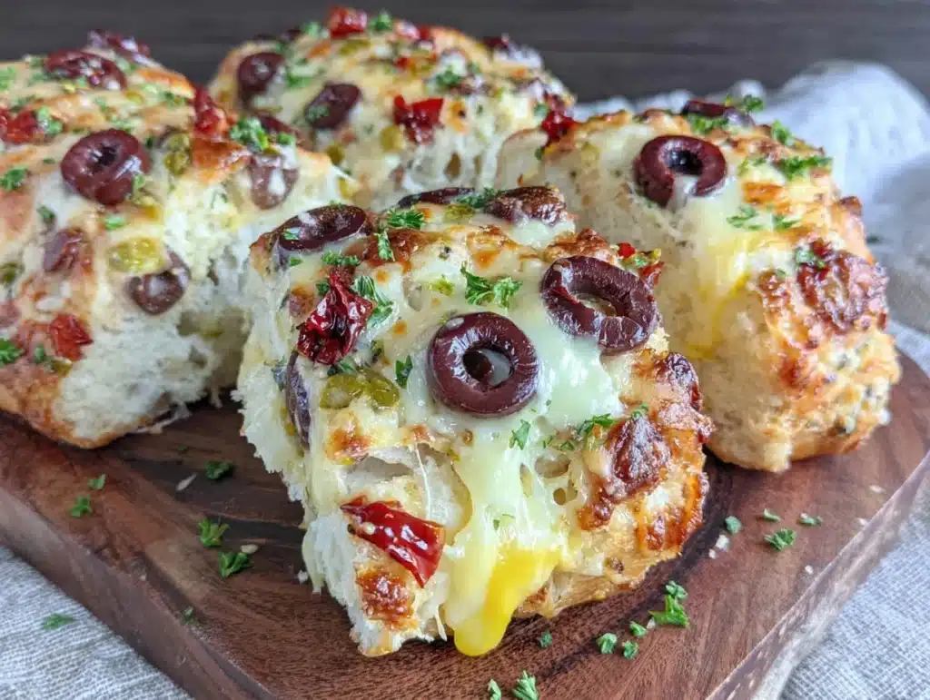 olive cheese bread - featured image