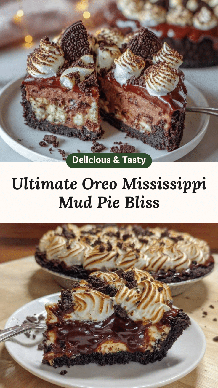 Oreo Mississippi Mud Pie recipe