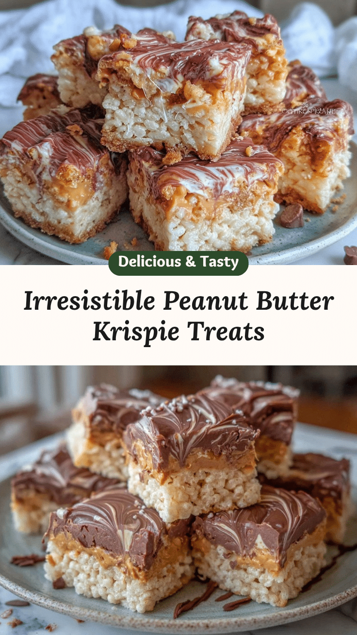 Peanut Butter Rice Krispie Treats recipe