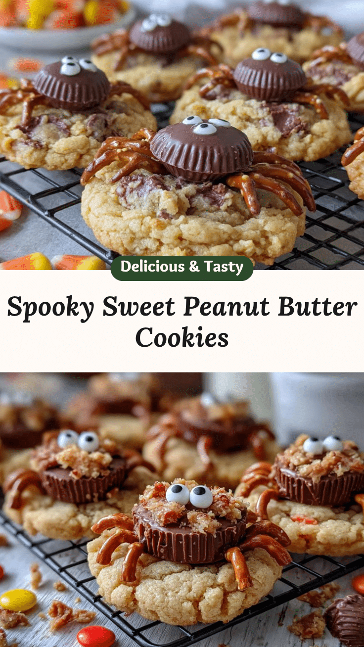 peanut butter spider cookies recipe