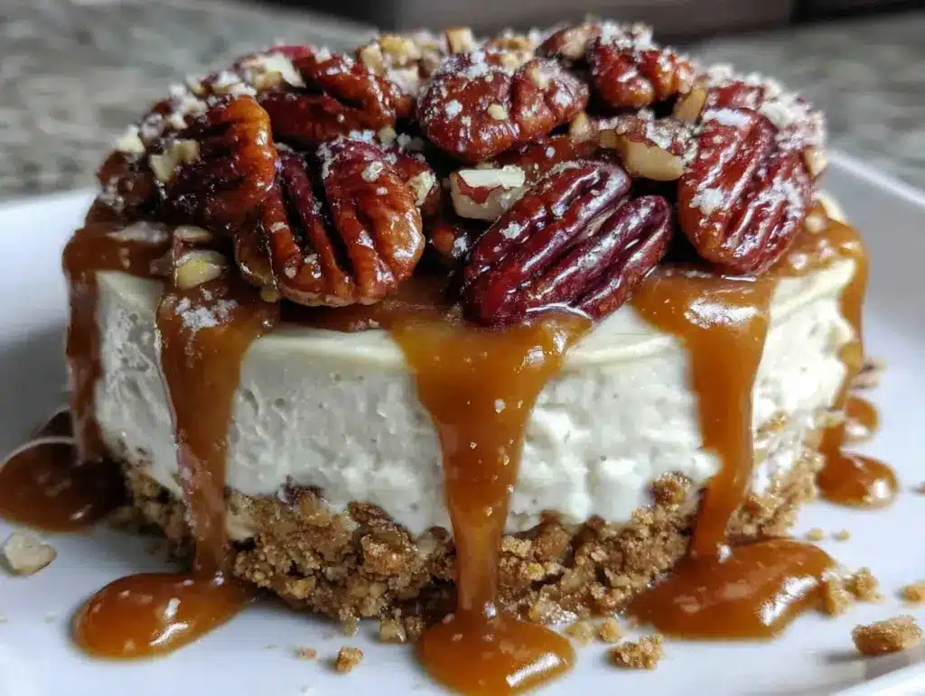 pecan pie cheesecake - featured image