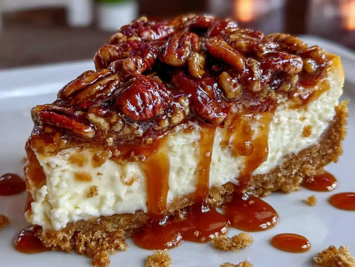 pecan pie cheesecake preparation steps