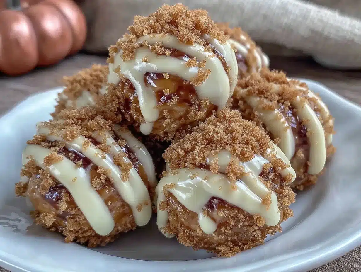 pumpkin cheesecake balls preparation steps