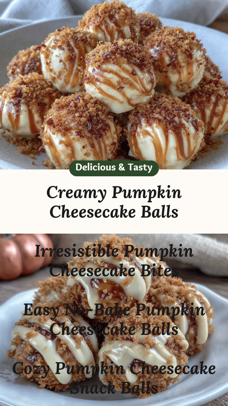 pumpkin cheesecake balls recipe