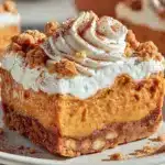 pumpkin cheesecake bars - featured image