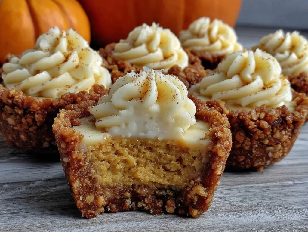pumpkin cheesecake bites - featured image