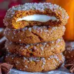 pumpkin cheesecake cookies - featured image