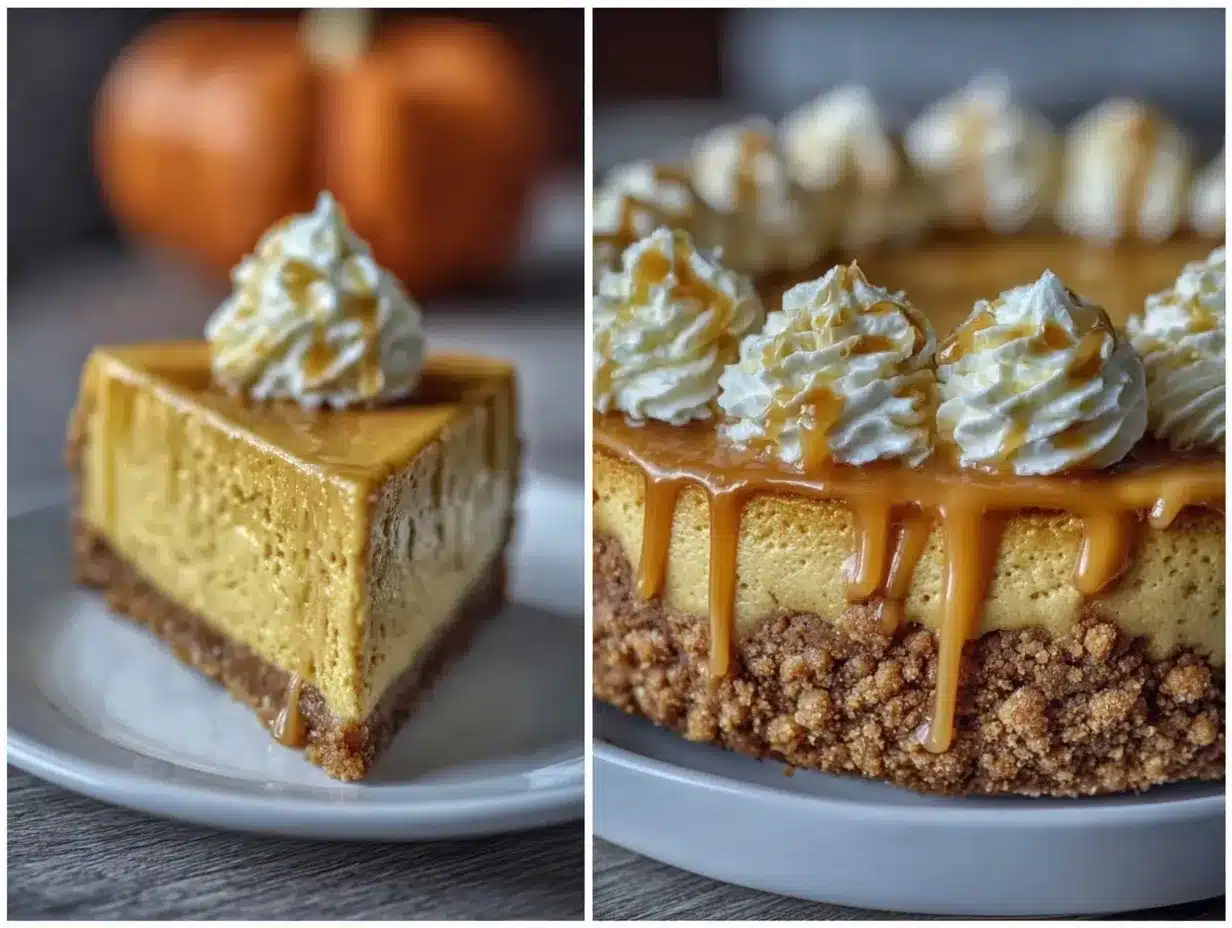 pumpkin cheesecake preparation steps