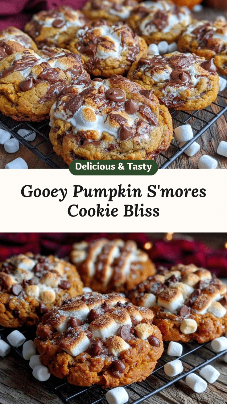pumpkin smores cookies recipe
