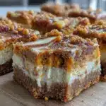 pumpkin spice cheesecake bars - featured image