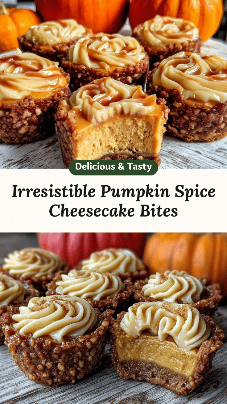 pumpkin spice cheesecake bites recipe