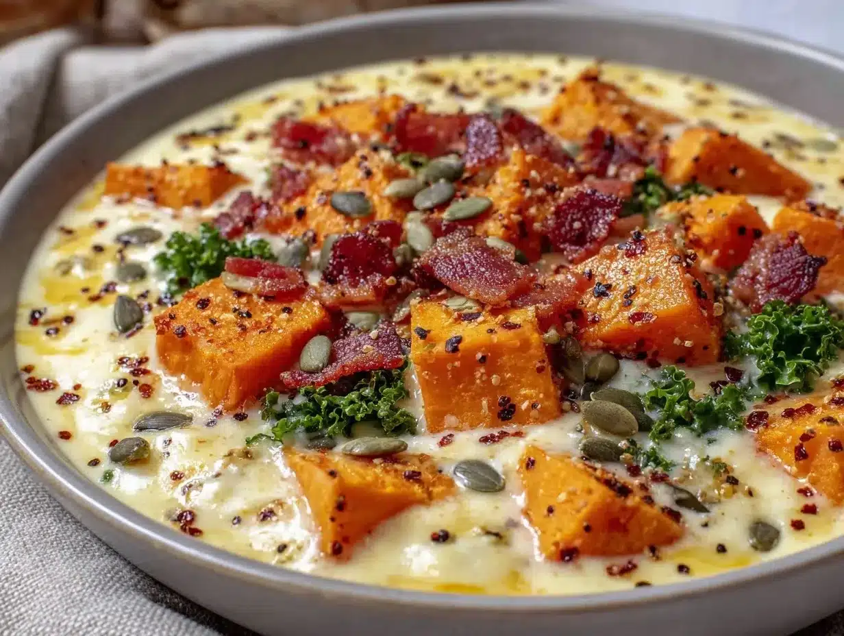 sweet potato chowder preparation steps