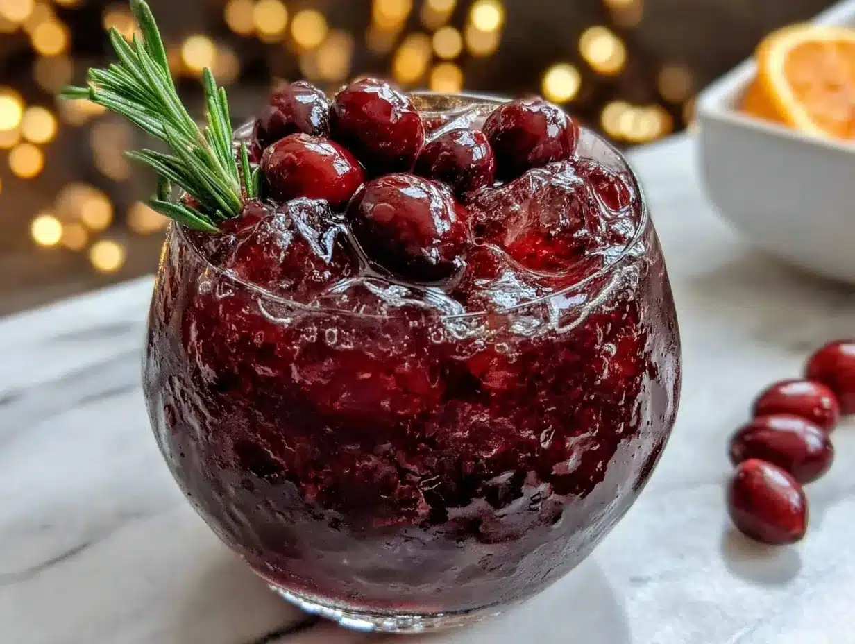 Thanksgiving cocktail preparation steps