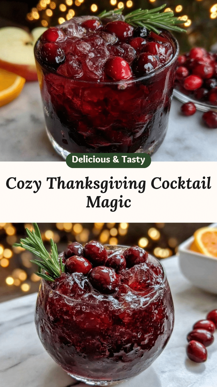 Thanksgiving cocktail recipe