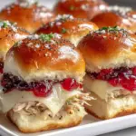 turkey cranberry sliders - featured image