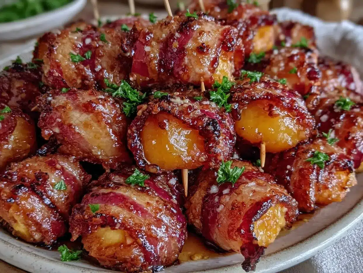 bacon-wrapped apricot bites preparation steps