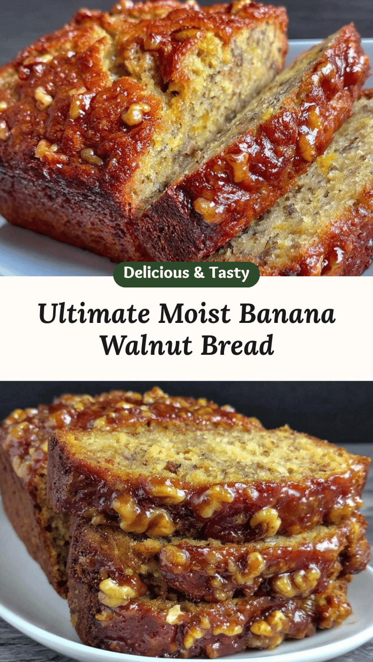 banana bread with walnuts recipe