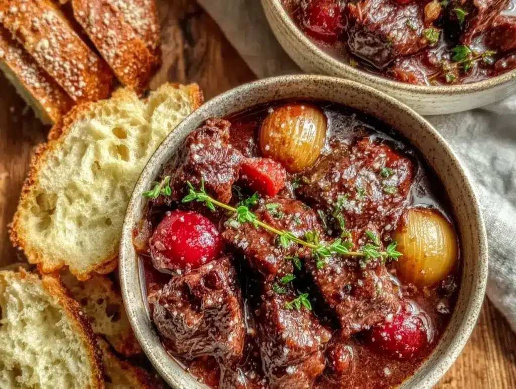 beef stew with red wine - featured image