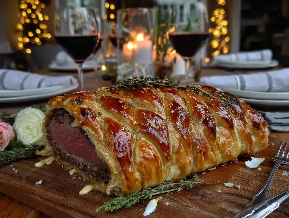 Beef Wellington for Two preparation steps