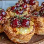 Brie Cherry Pastry Cups - featured image