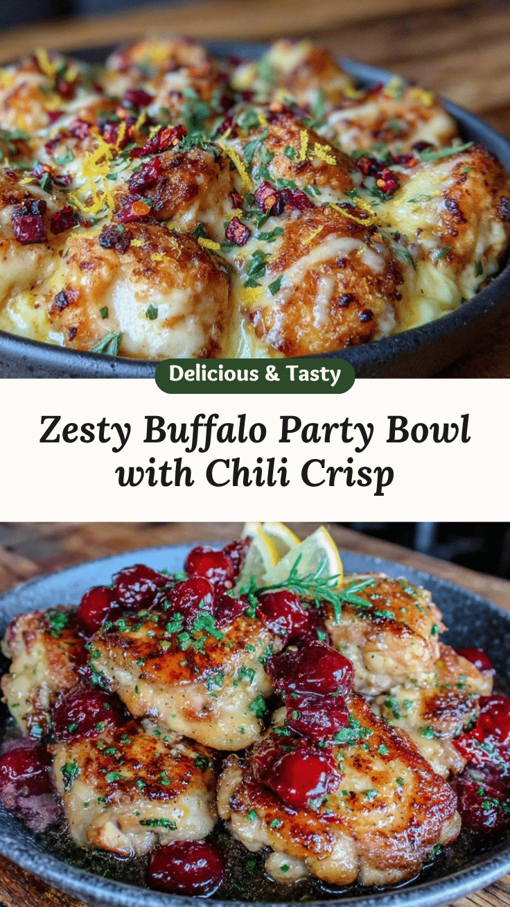 buffalo party bowl recipe