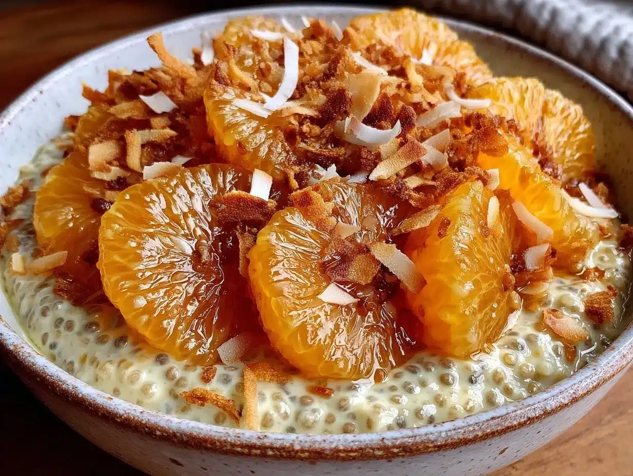 chia pudding bowl preparation steps