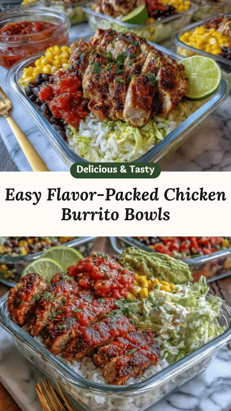 chicken burrito bowls recipe