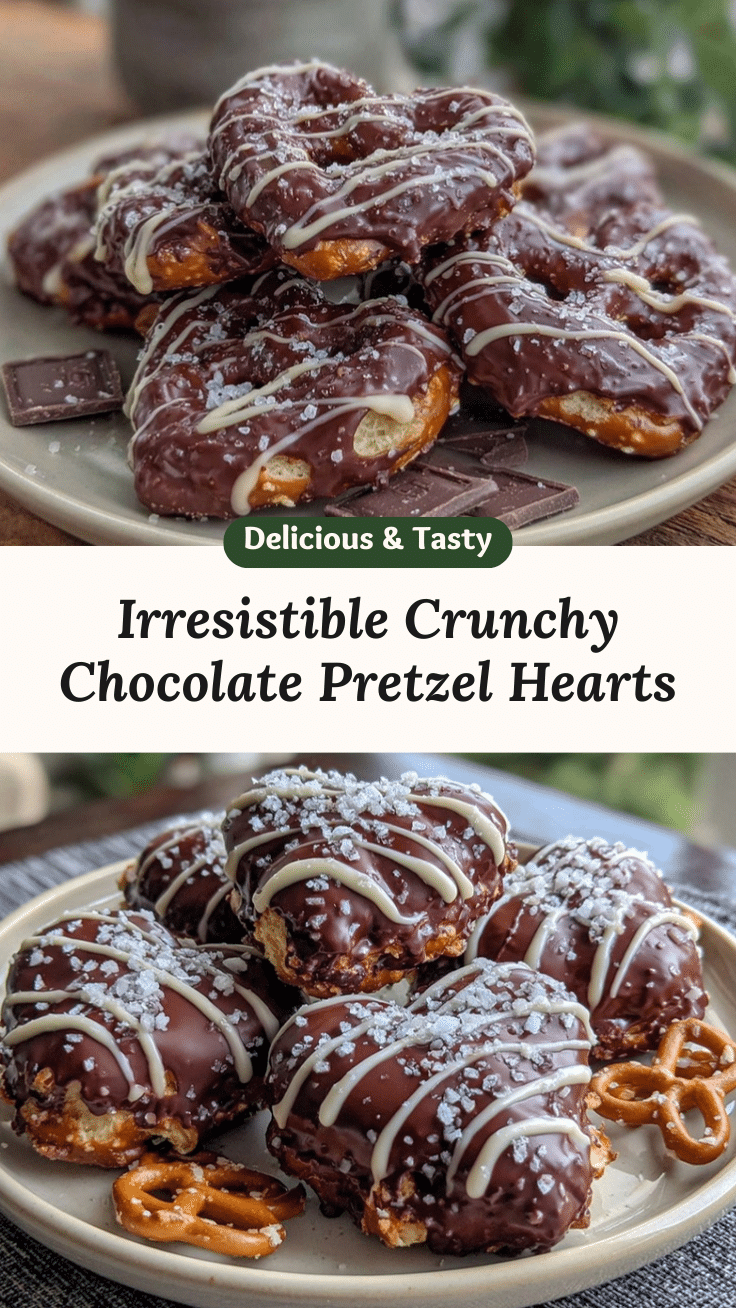 chocolate covered pretzel hearts recipe