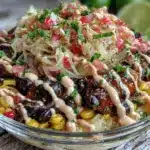 citrus tahini black bean bowl - featured image