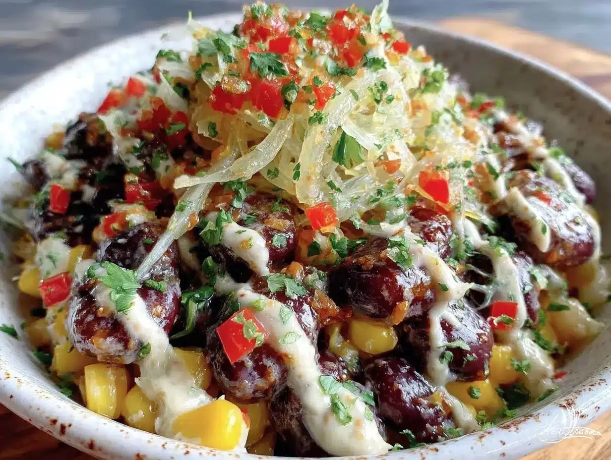 citrus tahini black bean bowl preparation steps