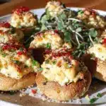 crabmeat stuffed mushrooms - featured image