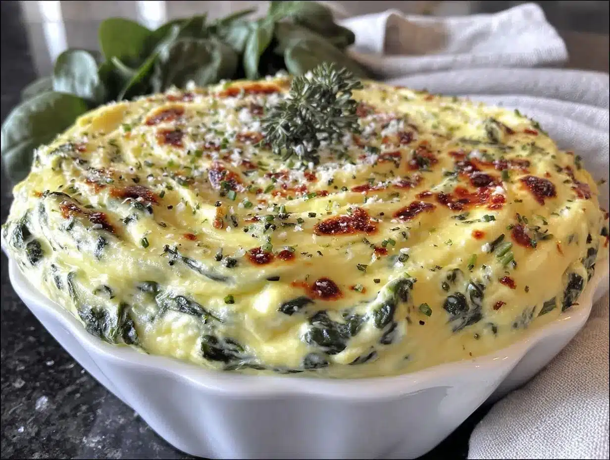 creamed spinach preparation steps