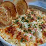 creamy baked crab dip - featured image