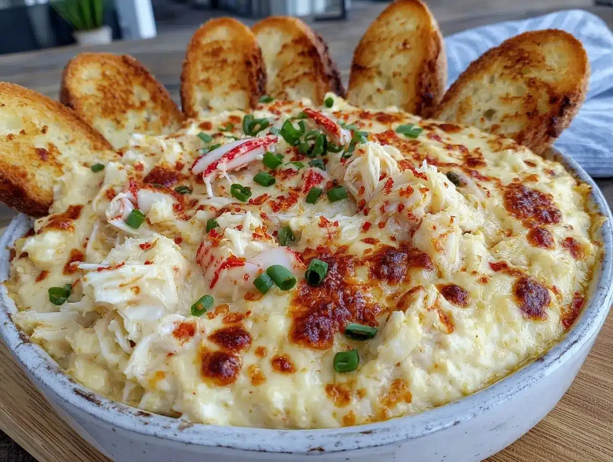 creamy baked crab dip preparation steps