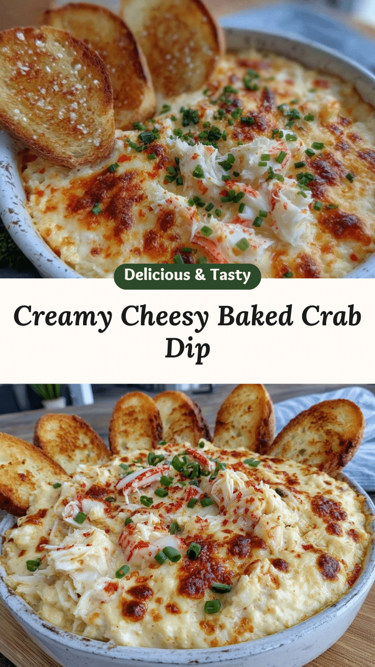 creamy baked crab dip recipe